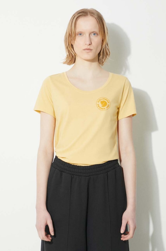 Футболка Fjallraven 1960 Logo T-shirt W остальные жёлтый F83513.133