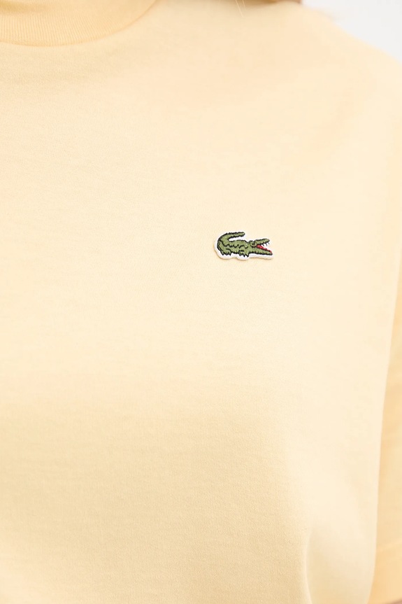 Lacoste tricou de femei din bumbac TF7215 galben