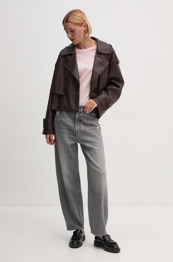 Lacoste női pamut póló TF7215 rózsaszín SS26