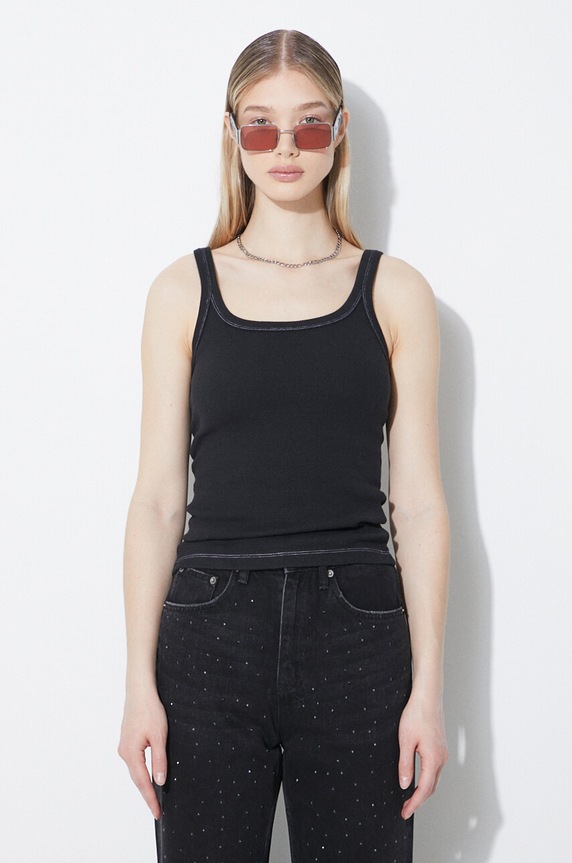 KSUBI top Arise Tank Top Black z elastanem czarny 5000005180