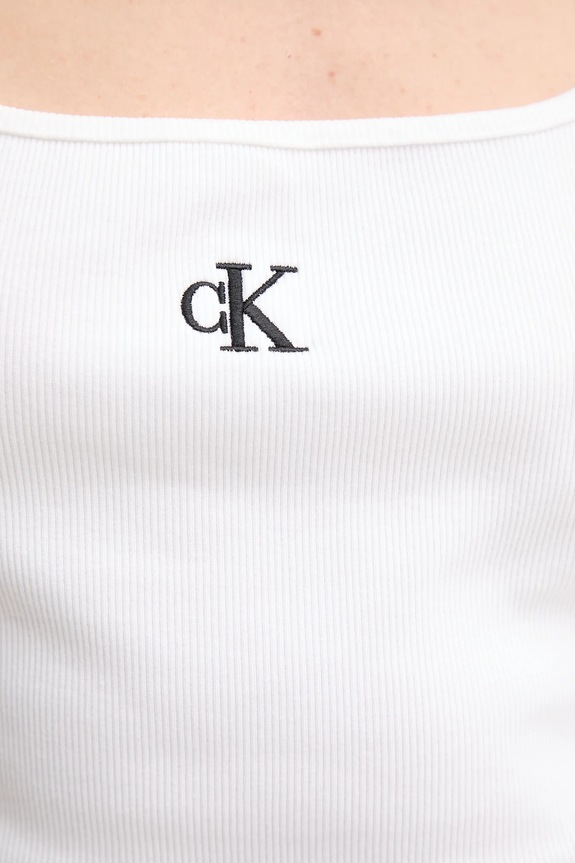 Calvin Klein Jeans top biały J20J223192