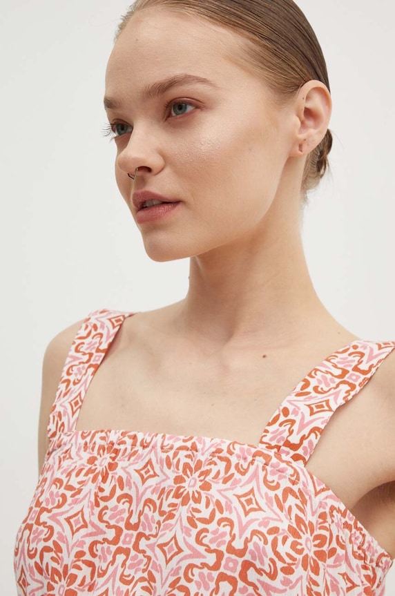 Top Roxy VILLA WOVEN πορτοκαλί ERJWT03623