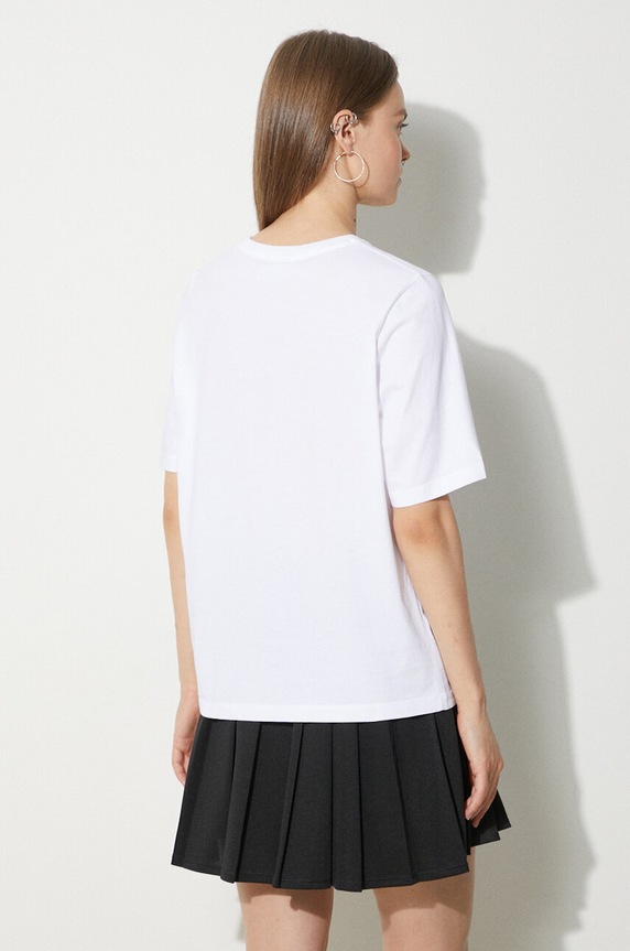 Clothing Maison Kitsuné cotton t-shirt Speedy Fox Patch Comfort Tee Shirt MW00119KJ0008 white