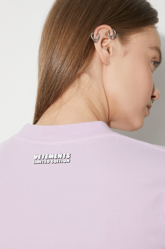 Sisley t-shirt Bubble Gum Logo Fitted WE64TR310P