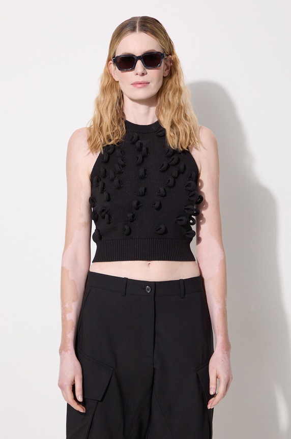 JW Anderson kamizelka Loop Tank Top pozostałe czarny KW1137.YN0327.999