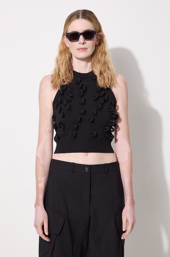 JW Anderson kamizelka Loop Tank Top pozostałe czarny KW1137.YN0327.999