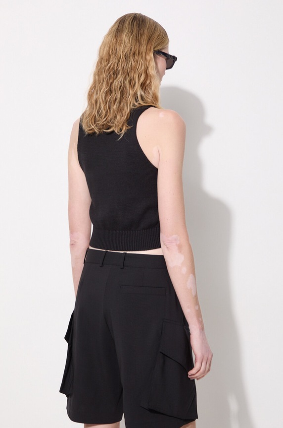 Odzież JW Anderson kamizelka Loop Tank Top KW1137.YN0327.999 czarny