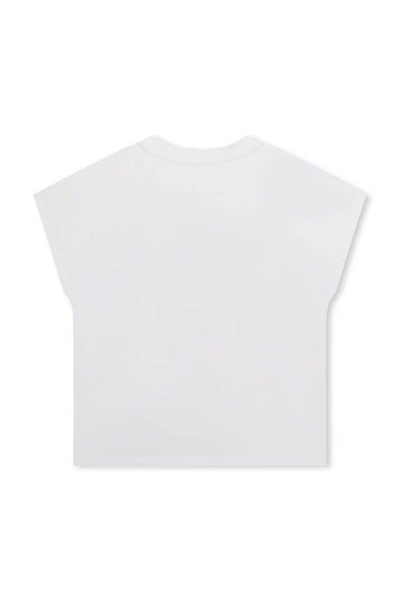 Dkny t-shirt dziecięcy D60093.156.162 biały SS24
