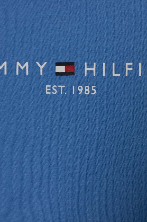 Fete Tommy Hilfiger tricou de bumbac pentru copii KG0KG05242.74.122.PPYH albastru