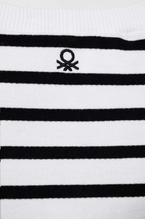 Dziewczynka United Colors of Benetton top bawełniany dziecięcy 3O01C10I2.G.Seasonal czarny
