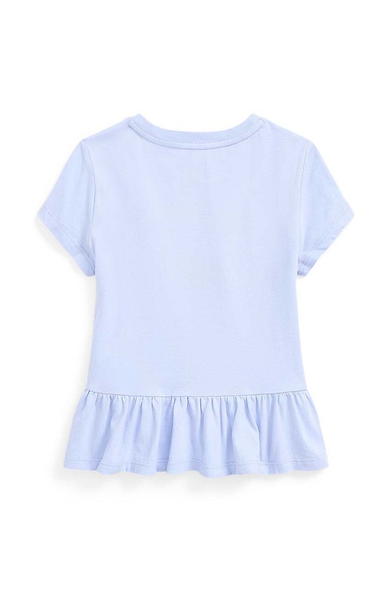 Polo Ralph Lauren t-shirt bawełniany dziecięcy 312935041001 niebieski SS24