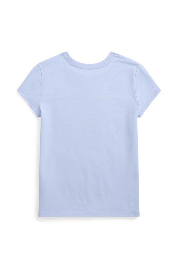 Polo Ralph Lauren t-shirt bawełniany dziecięcy 313935042001 niebieski SS24