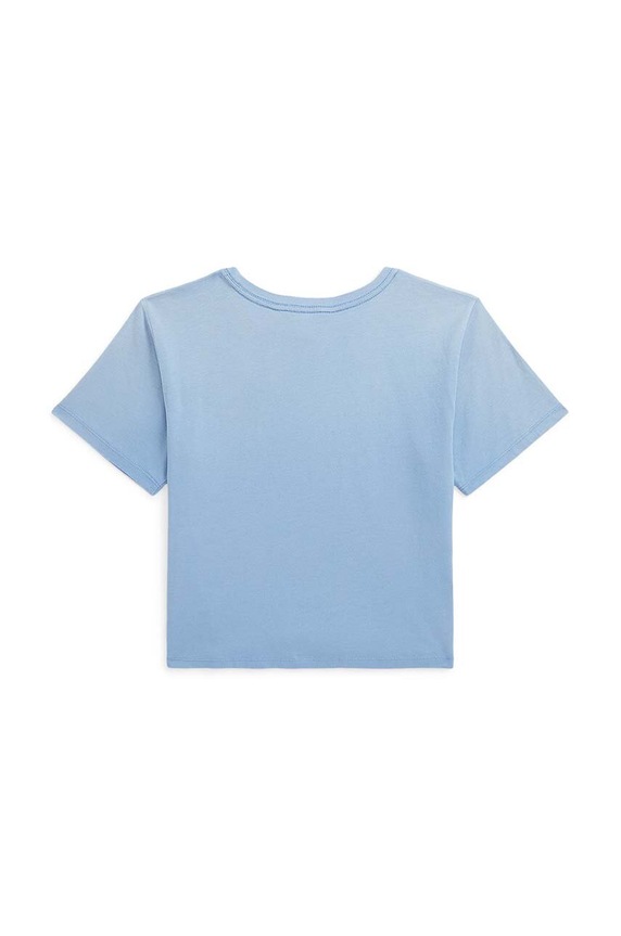 Dětské bavlněné tričko Polo Ralph Lauren 313935286004 modrá SS24