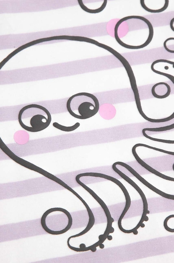 Coccodrillo t-shirt niemowlęcy fioletowy WC4144601OWN