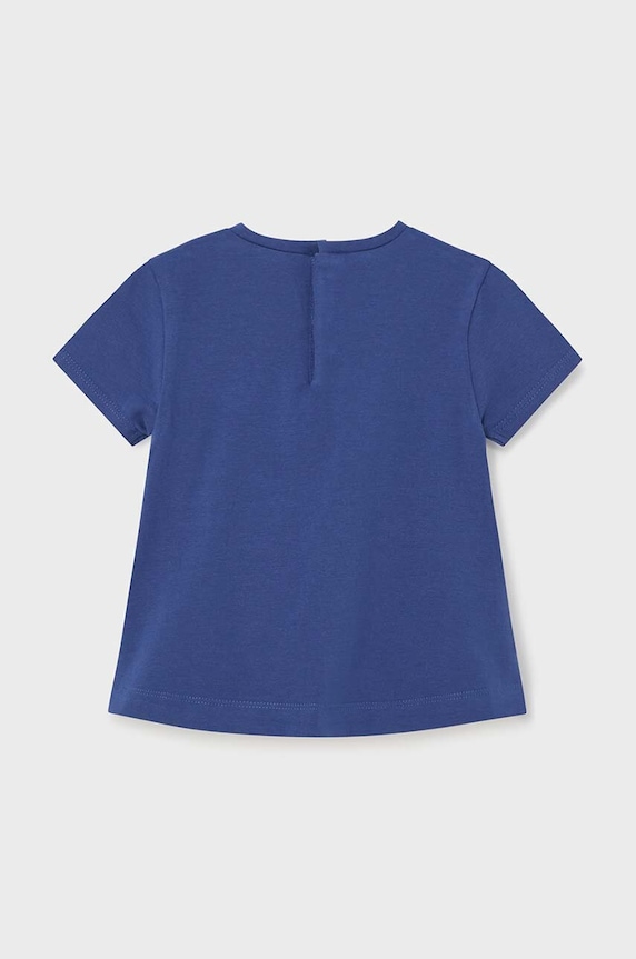 Mayoral t-shirt niemowlęcy 1014.4Q.Baby.PPYH granatowy SS24