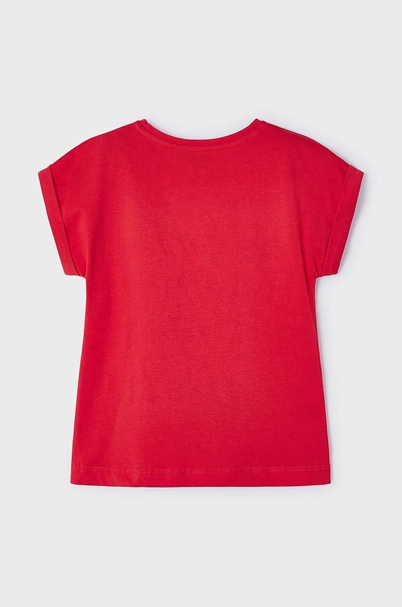 Dziewczynka Mayoral t-shirt dziecięcy kod QR do gry 3087.6H.Mini.PPYH fioletowy