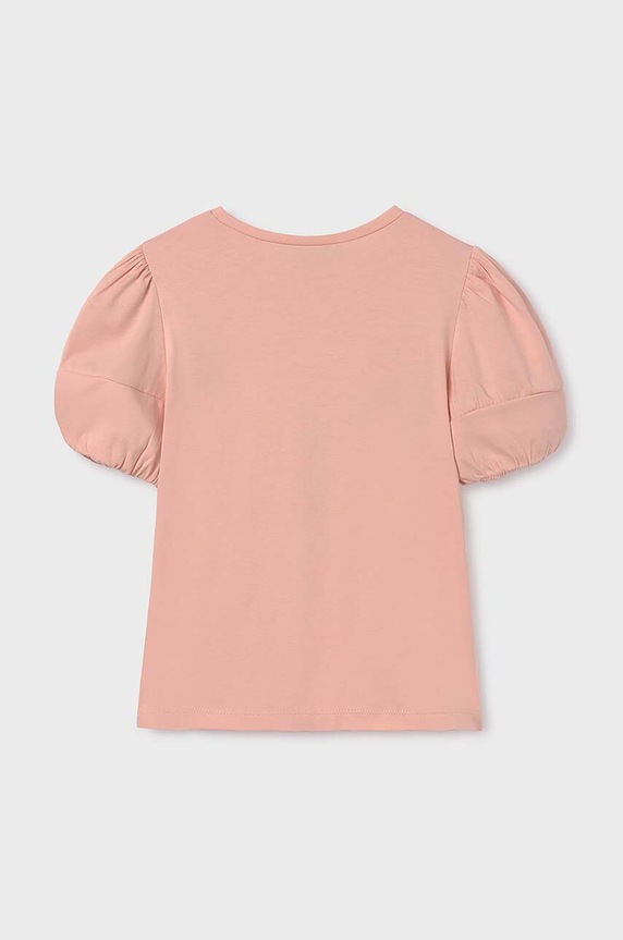Mayoral t-shirt dziecięcy 6002.8B.Junior.PPYH różowy SS24