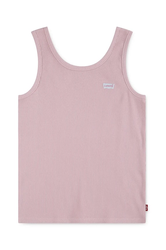 Levi's top bambino/a LVG MEET AND GREET RIBBED TANK 4EK116 rosa SS26