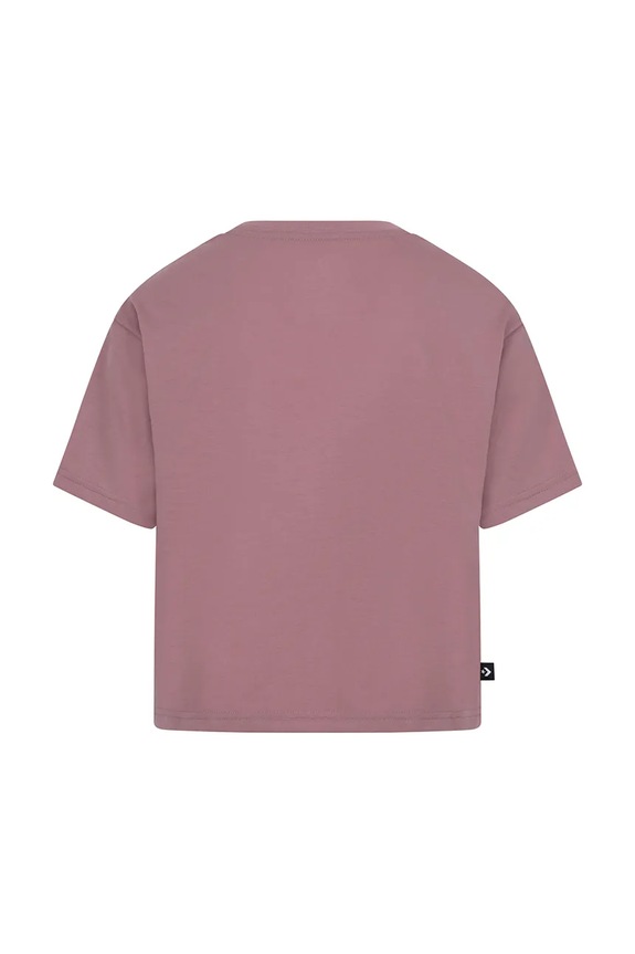 Converse tricou de bumbac pentru copii 4CD915 roz SS26