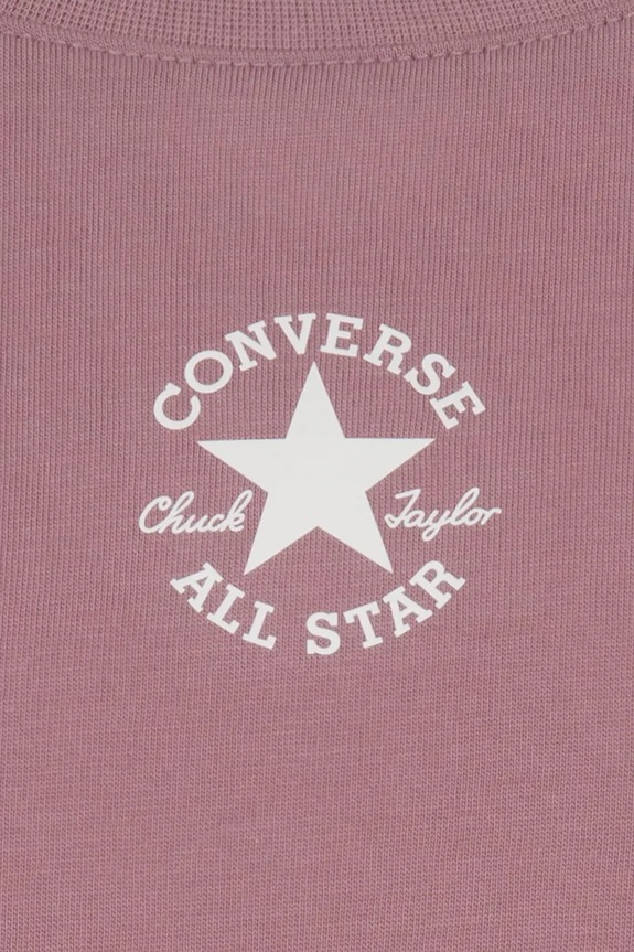 Fete Converse tricou de bumbac pentru copii 4CD915 roz