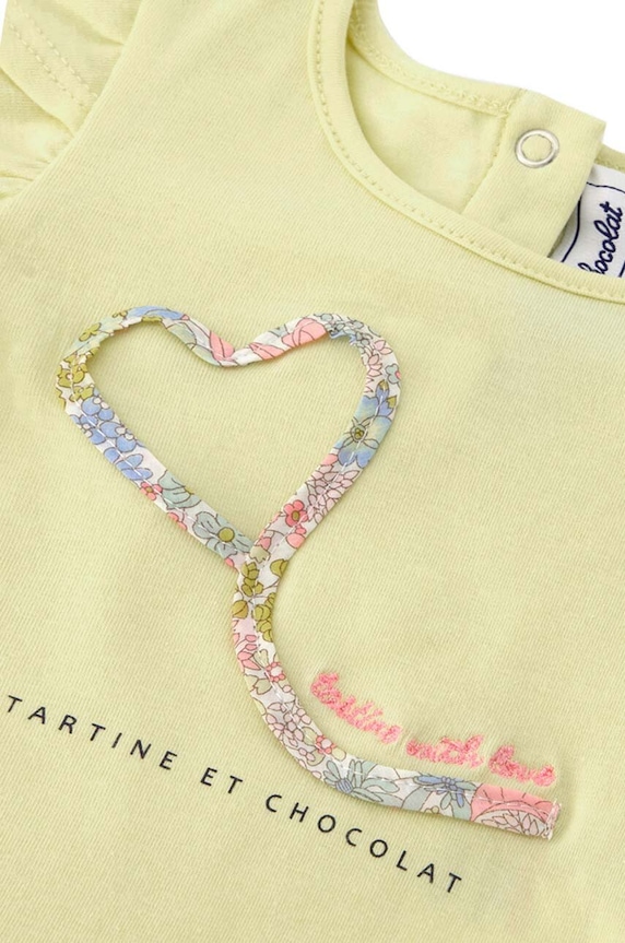 Tartine et Chocolat tricou bebe galben TY10011.60.74