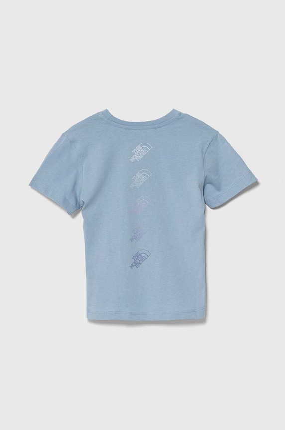 The North Face gyerek pamut póló RELAXED GRAPHIC TEE 2 NF0A87V8 türkiz SS24