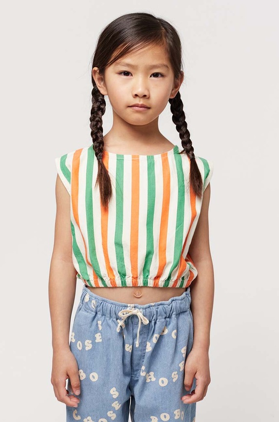 Bobo Choses top din bumbac pentru copii cu modele multicolor 124AC033