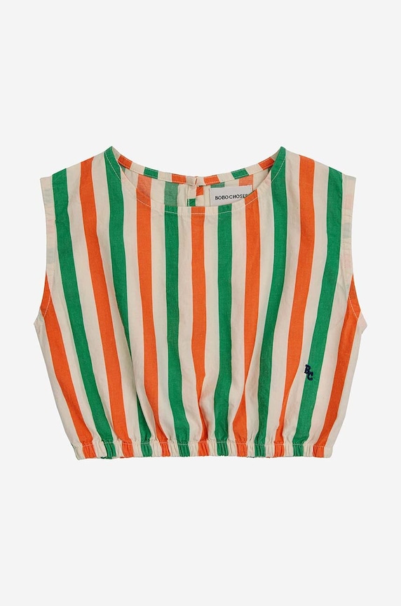 Bobo Choses top din bumbac pentru copii 124AC033 multicolor SS24