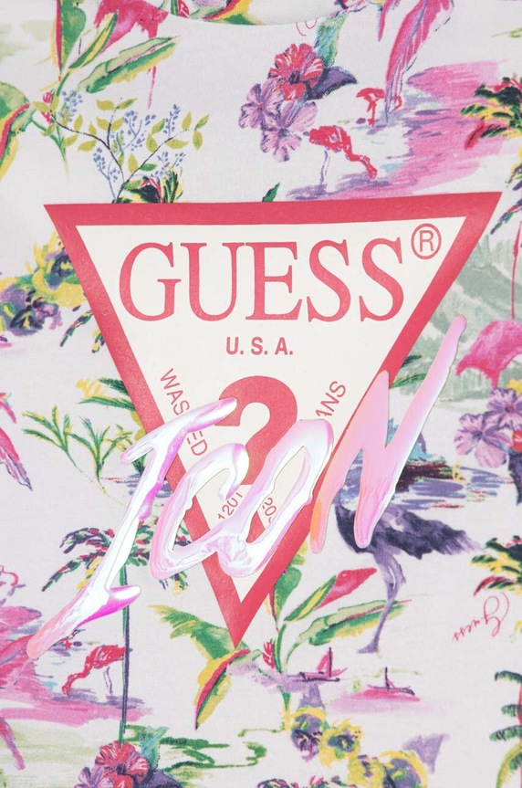 Dziewczynka Guess t-shirt dziecięcy J4GI12.K6YW3.PPYH zielony