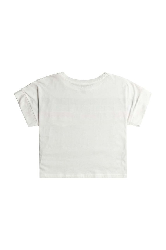 Roxy tricou de bumbac pentru copii SWIMMININTHESTA ERGZT04035 alb SS24