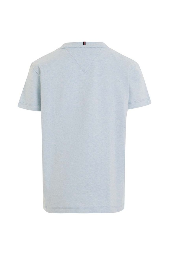 Dziewczynka Tommy Hilfiger t-shirt bawełniany dziecięcy KG0KG07855.116.122.PPYH niebieski