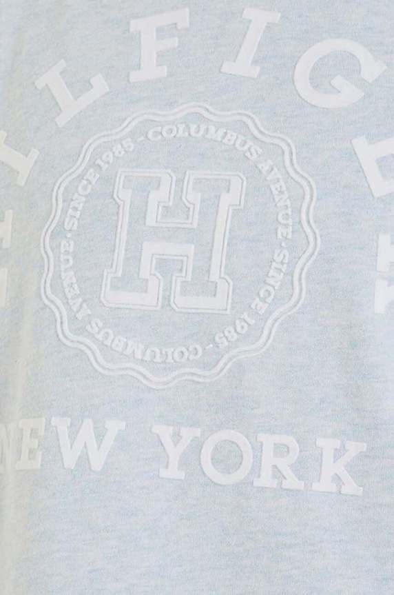 Tommy Hilfiger t-shirt bawełniany dziecięcy niebieski KG0KG07855.116.122.PPYH