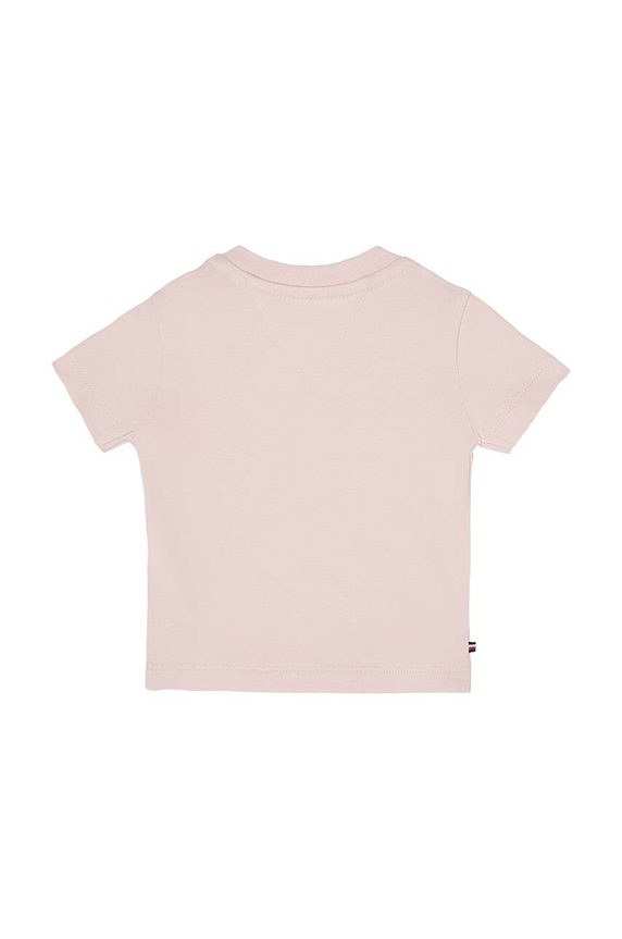 Tommy Hilfiger újszülött póló KN0KN01805.PPYH rózsaszín SS24
