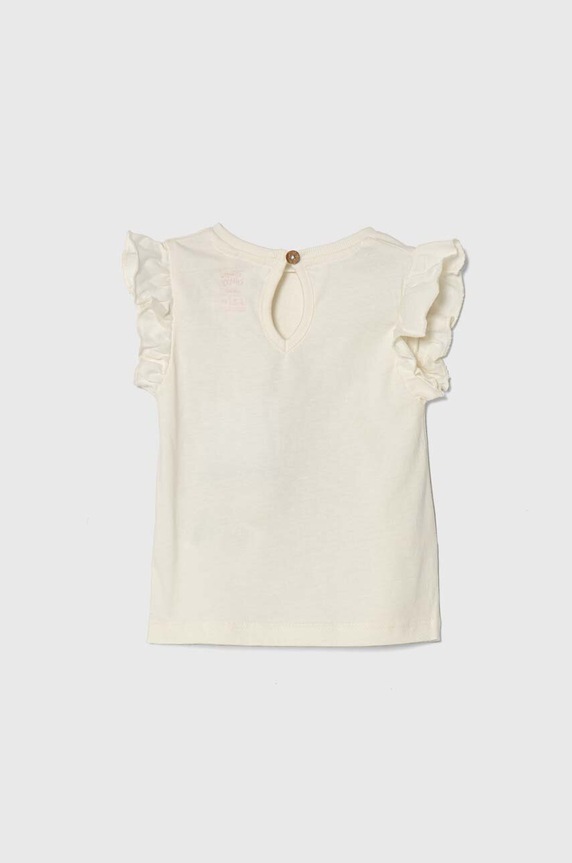 zippy top din bumbac pentru bebeluși x Disney 3105888901 bej SS24