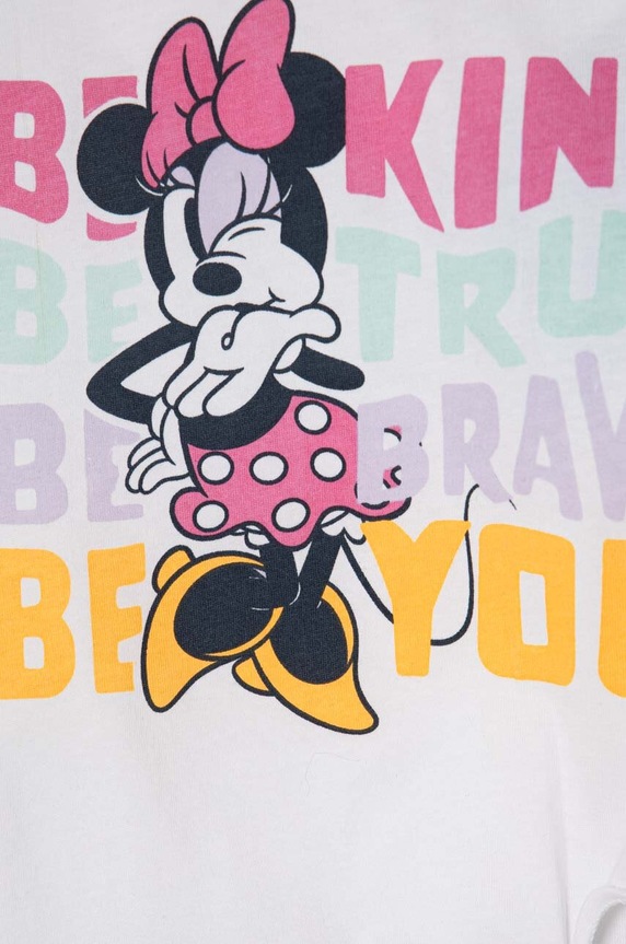 Dievča Detské bavlnené tričko zippy x Disney 3105978101 biela