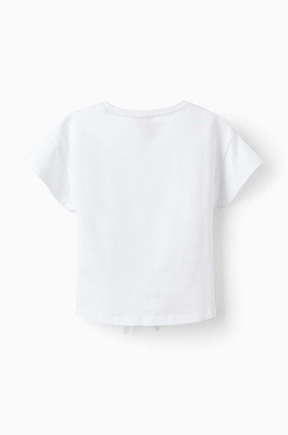 zippy t-shirt bawełniany dziecięcy 3105980101 biały SS24