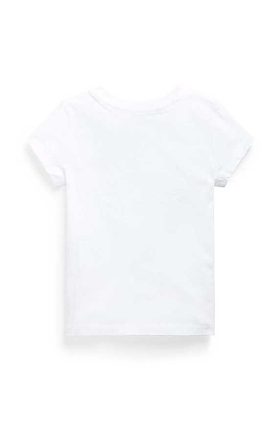 Polo Ralph Lauren gyerek pamut póló 312833549064 fehér AW24