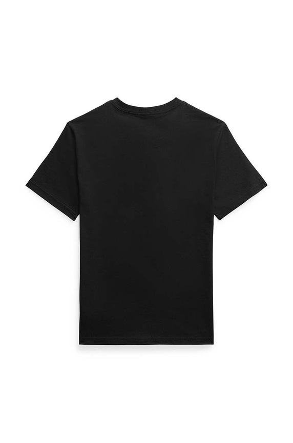 Polo Ralph Lauren gyerek pamut póló 323832904036 fekete SS24