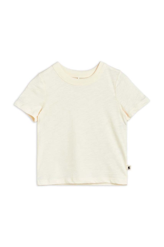 Dječja pamučna majica kratkih rukava Mini Rodini 2412012300 narančasta