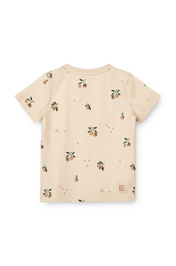 Liewood baba pamut póló Apia Baby Printed Shortsleeve T-shirt LW18826 rózsaszín SS24