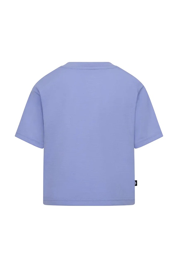 Converse t-shirt dziecięcy 3CD915 fioletowy SS26