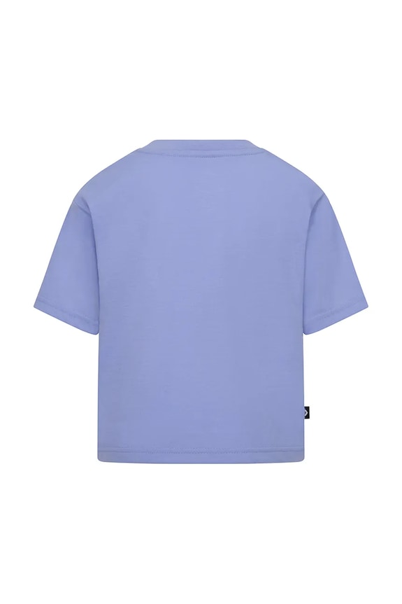 Converse t-shirt dziecięcy 3CD915 fioletowy SS26