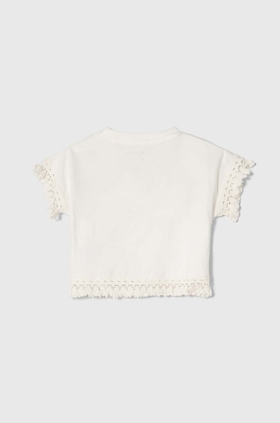 zippy t-shirt bawełniany dziecięcy 3105939201 biały SS24