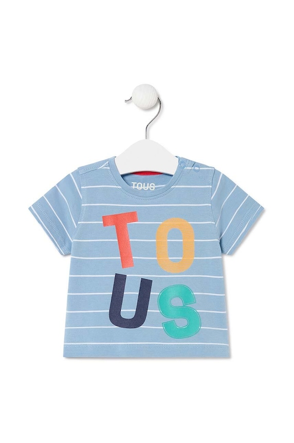 Tous tricou de bumbac pentru copii Casual.2015 albastru SS24