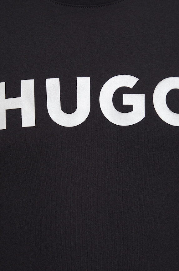 Bavlnené tričko HUGO čierna 50506996