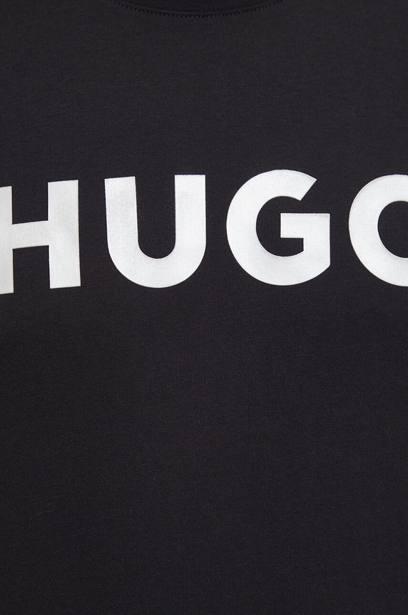 Bavlnené tričko HUGO čierna 50506996