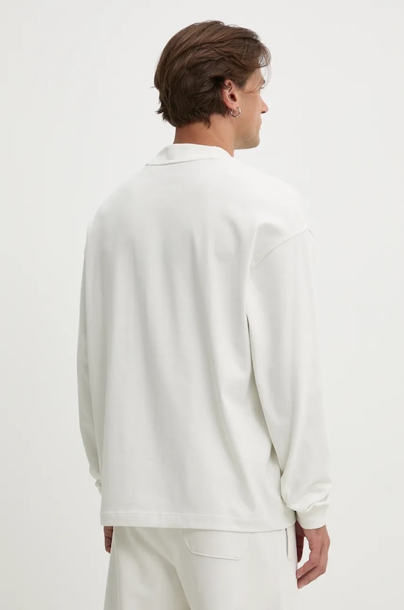 Îmbrăcăminte HUGO longsleeve bărbătesc din bumbac Daposo 50511029 bej