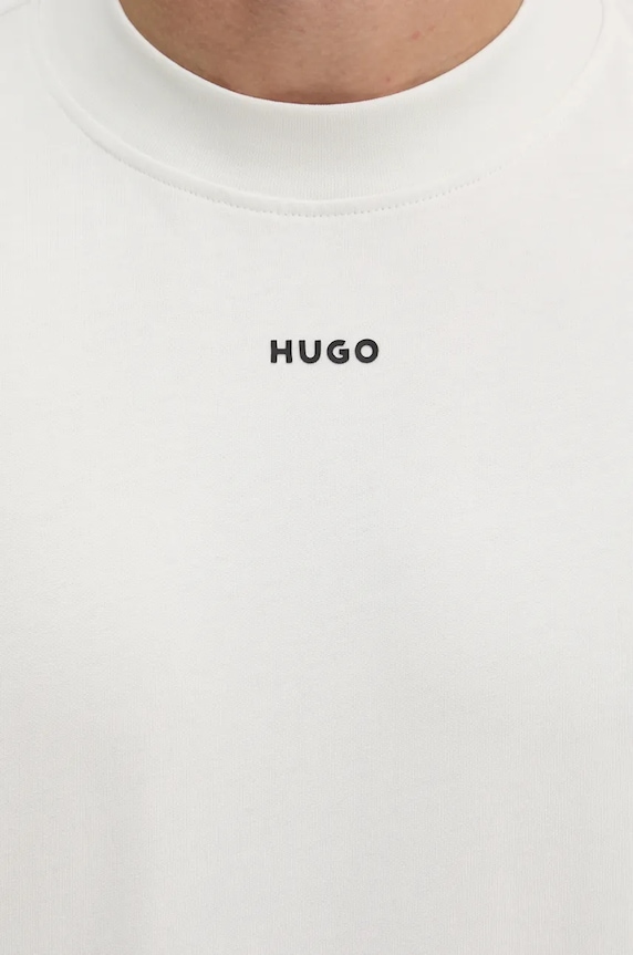 HUGO longsleeve bărbătesc din bumbac Daposo 50511029 bej