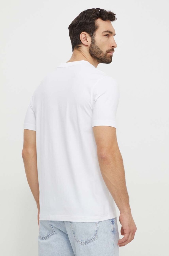 BOSS Green tricou Tee V 50506347 alb AA00
