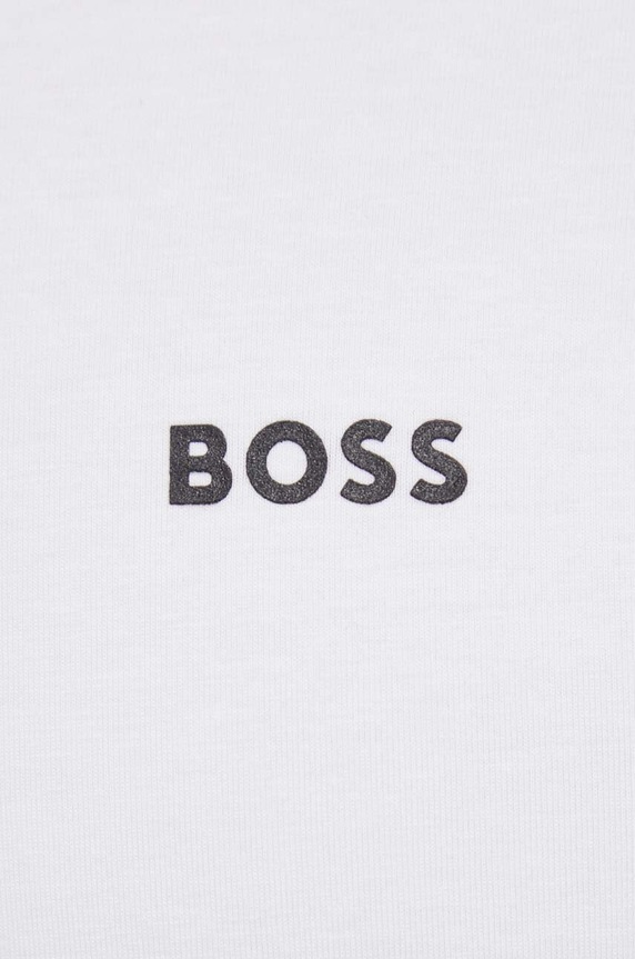 BOSS Green tricou Tee V alb 50506347